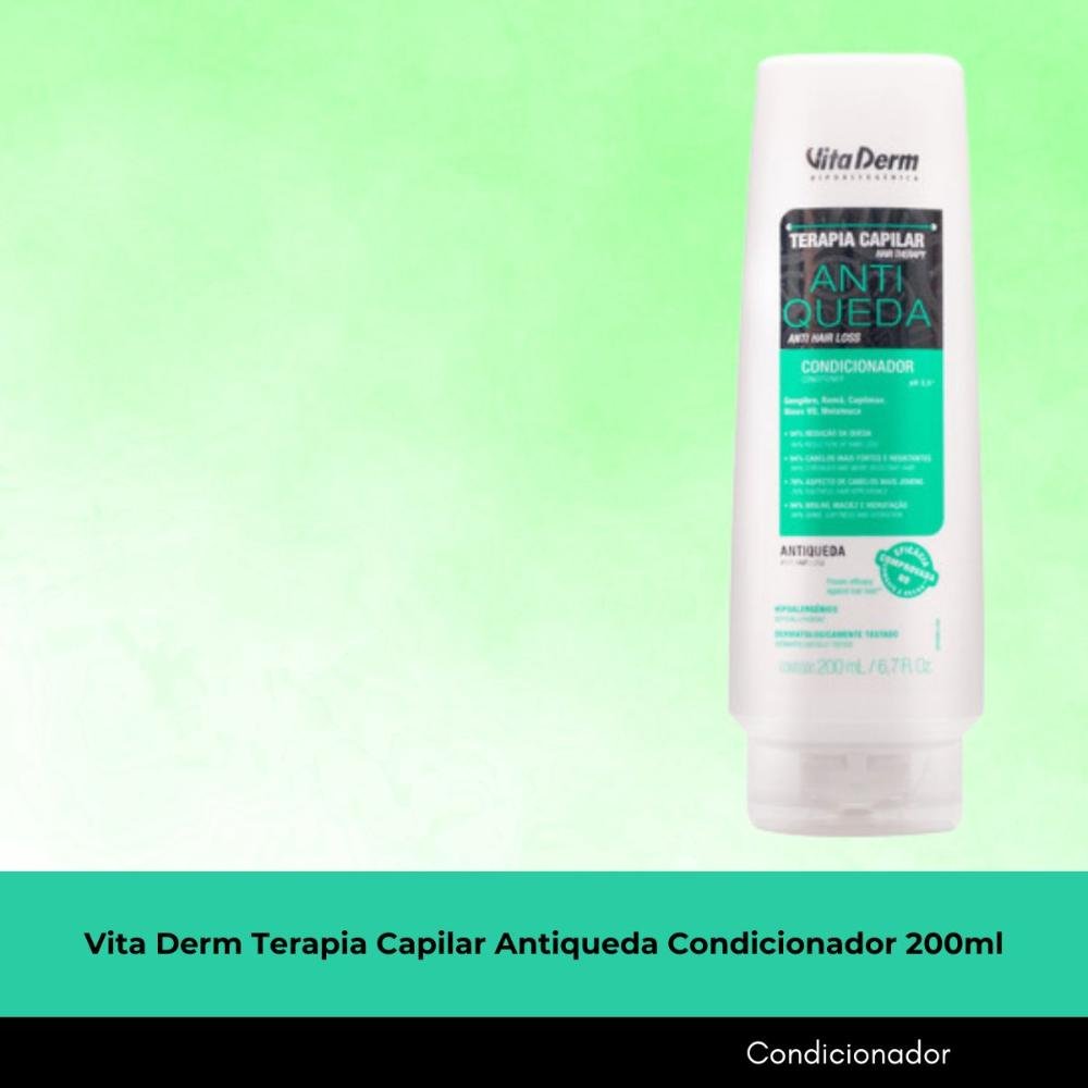 Vita Derm Terapia Capilar Antiqueda Condicionador 200ml 200ml 2