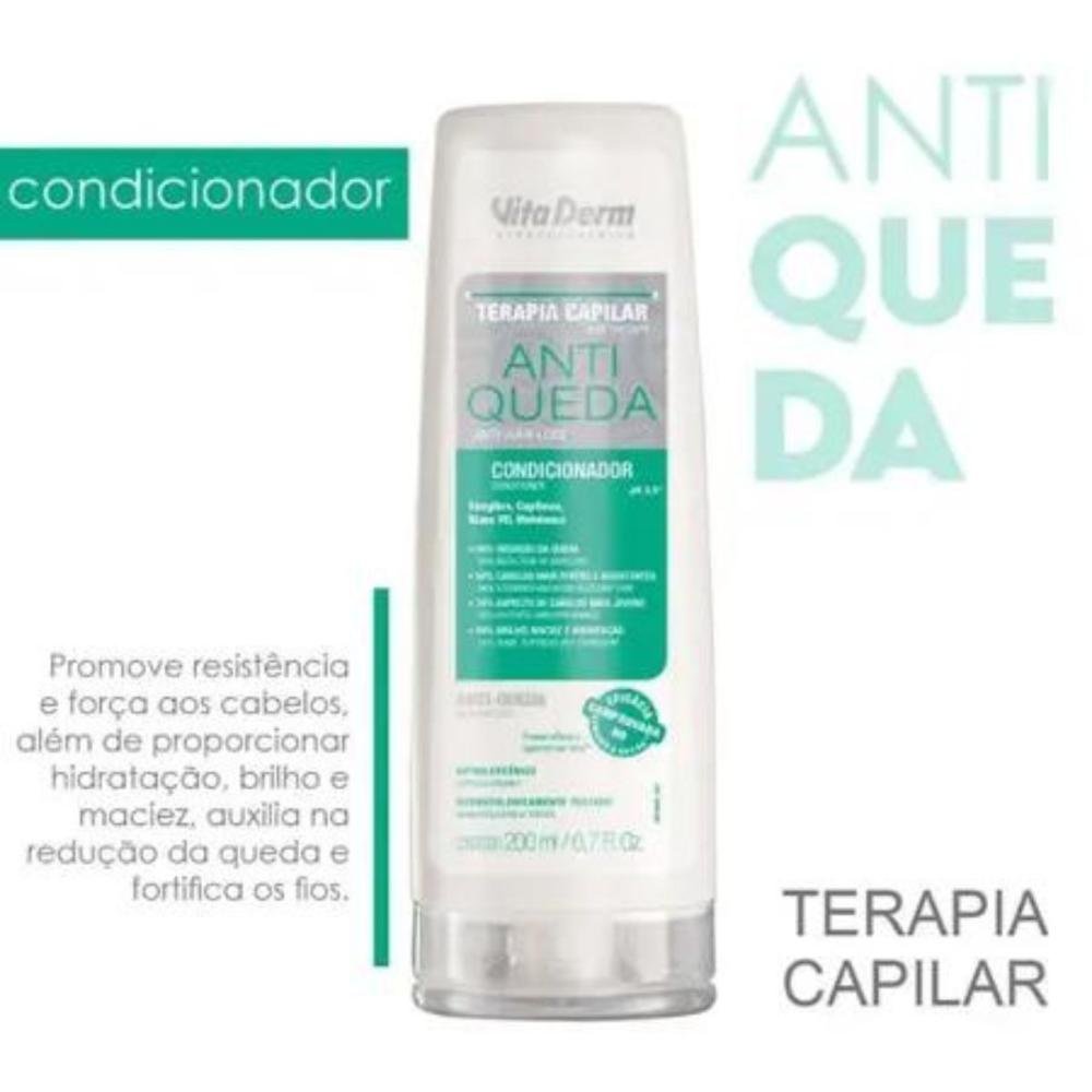 Vita Derm Terapia Capilar Antiqueda Condicionador 200ml 200ml 3