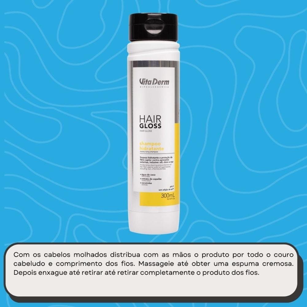Vita Derm Hair Gloss Shampoo 300ml 300ml 5