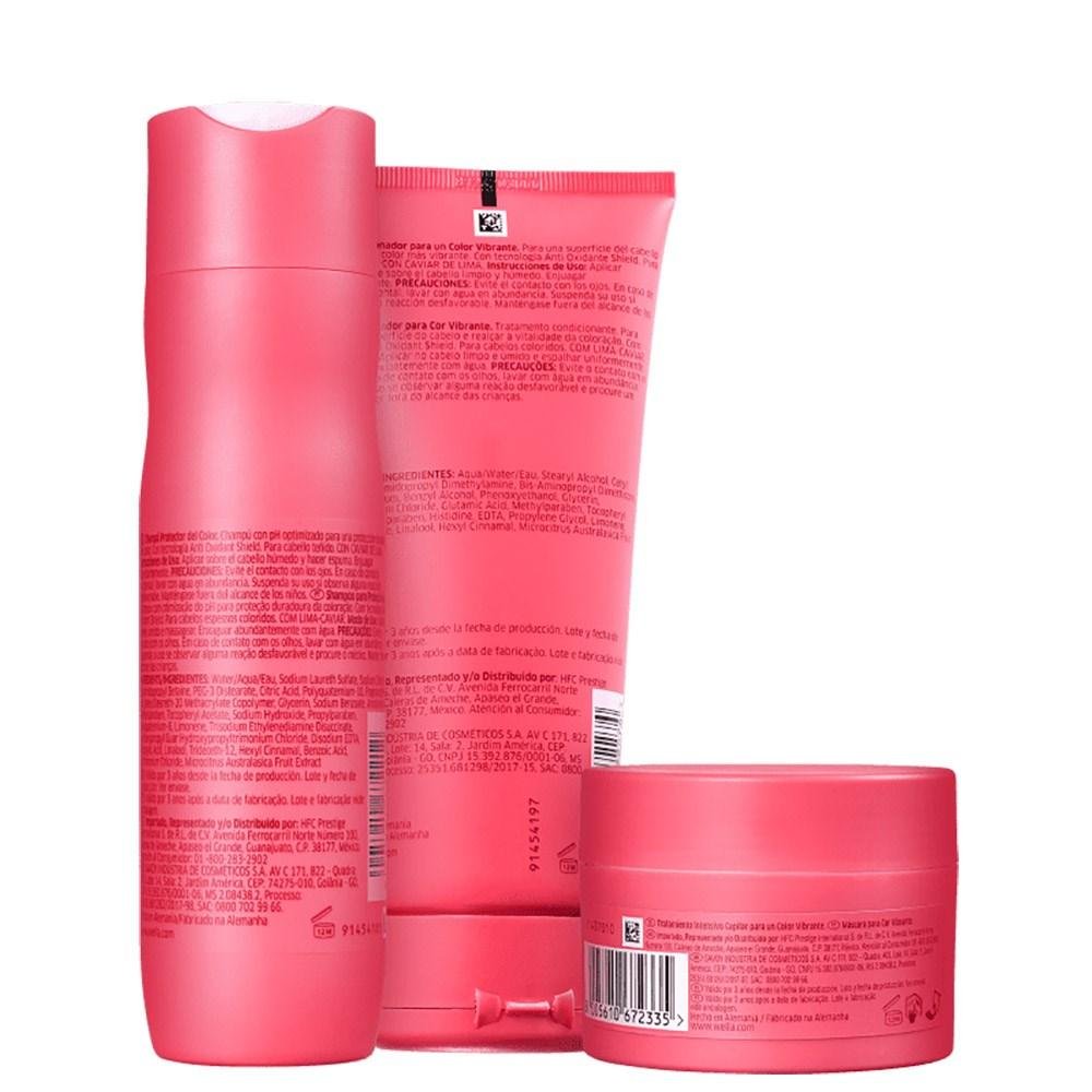 Wella Professionals Invigo Color Brilliance Shampoo 250ml + Condicionador 200ml + Máscara 150ml ÚNICO 2