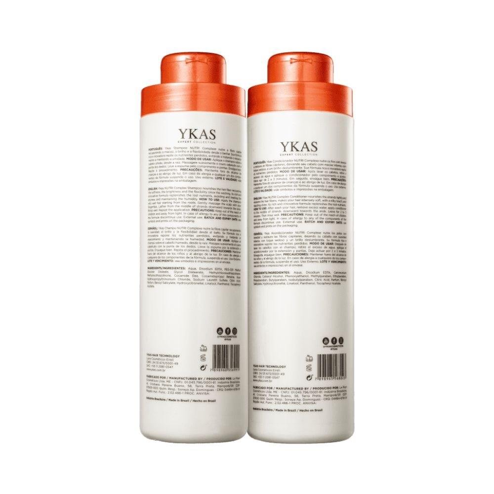 Ykas Nutri Complex Shampoo + Condicionador 1L ÚNICO 2