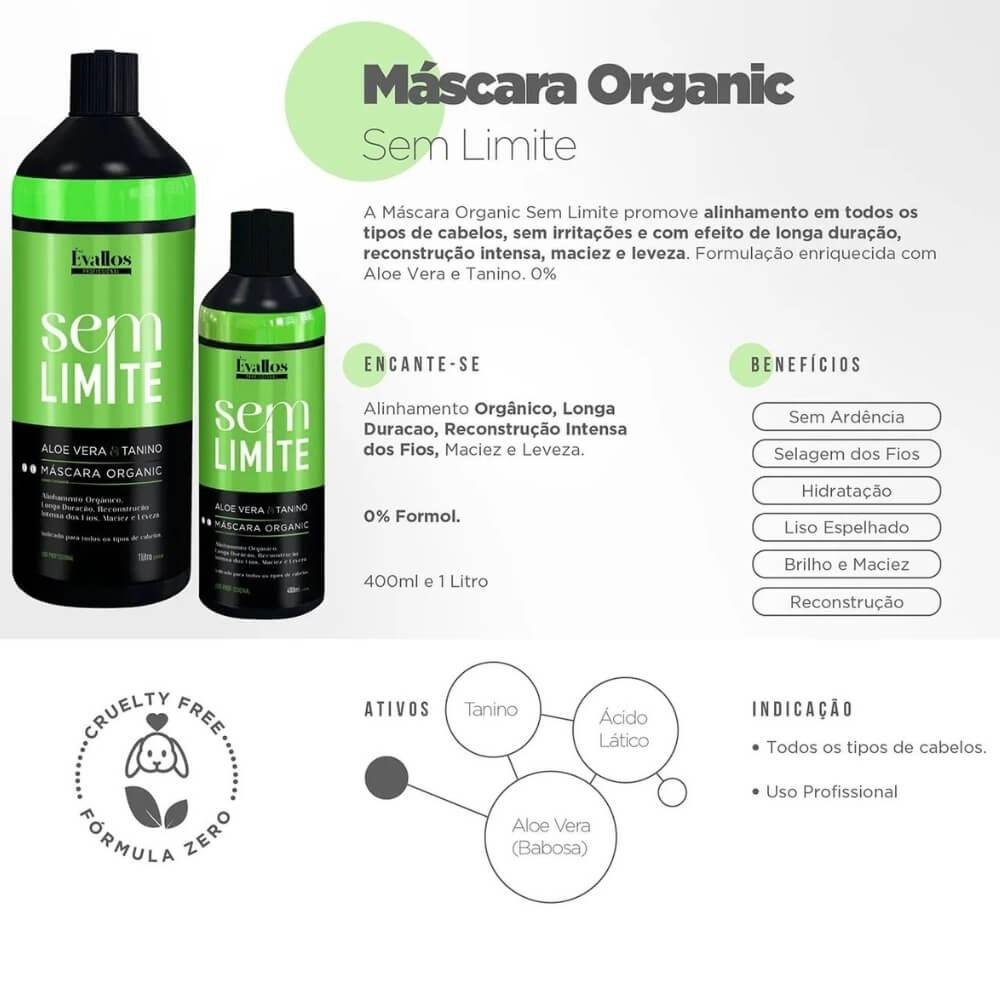 Évallos Profissional Progressiva Organic Sem Limite 400ml 400ml 2