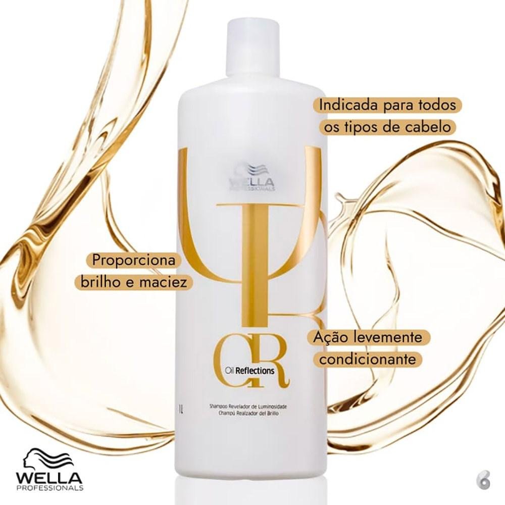 Wella Professionals Oil Reflections Luminous Reveal - Shampoo 1000ml 1L 3