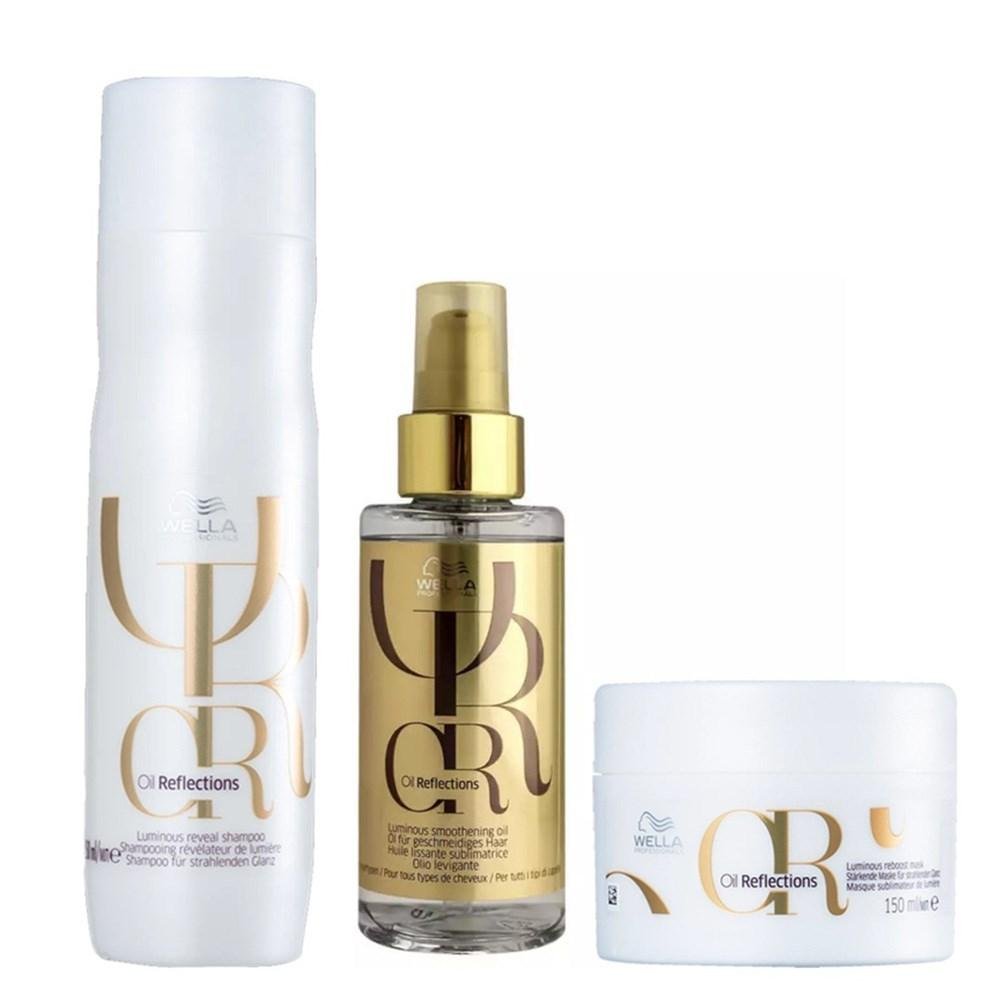 Wella Professionals Oil Reflections Shampoo 250ml + Máscara 150ml ...