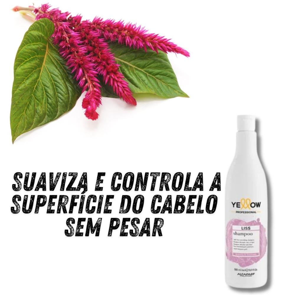 Shampoo Yellow Liss 500 ml 500ml 4