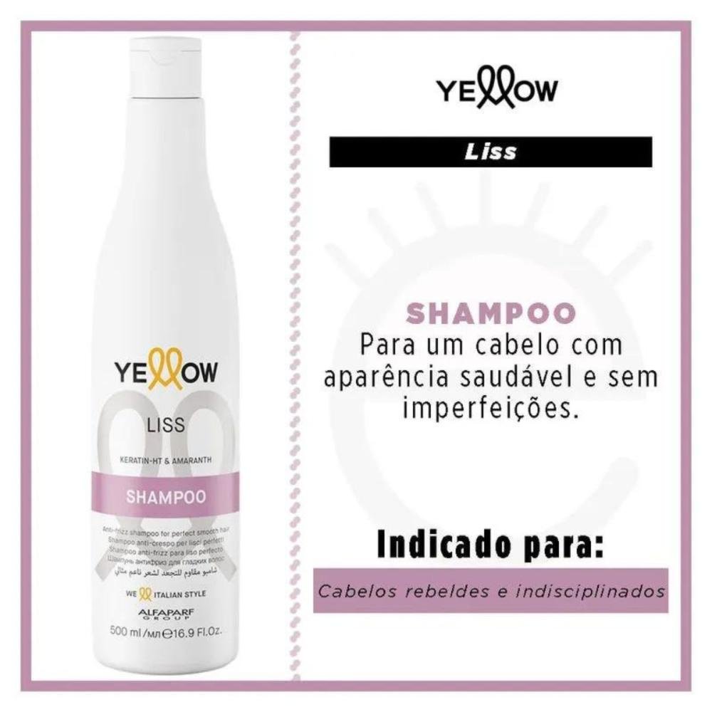 Shampoo Yellow Liss 500 ml 500ml 5
