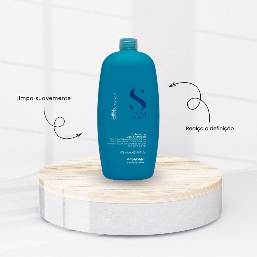 Shampoo Alfaparf Semi di Lino Curls Enhancing Low 1 Litro 1L 5