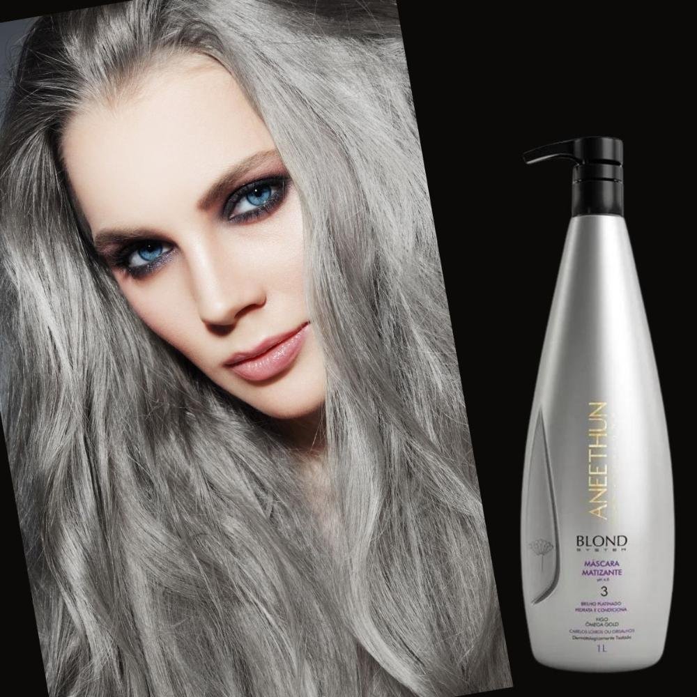 Máscara Aneethun Blond Matizante 1000 g 1kg 4