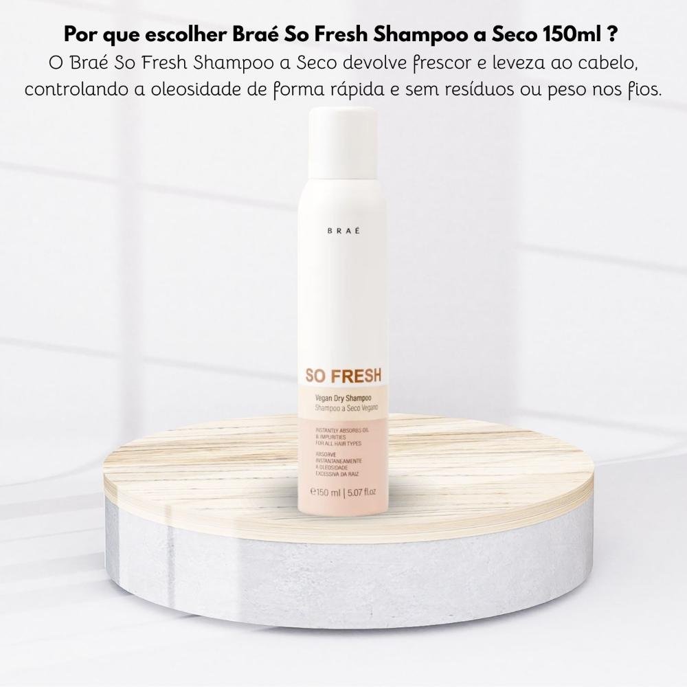Shampoo Braé So Fresh Shampoo a Seco 150 ml 150ml 5