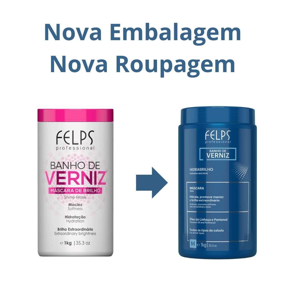 Felps Professional Cronograma Lumiforce (S.O.S.+ Banho de Verniz 2 x 1000ml) ÚNICO 3