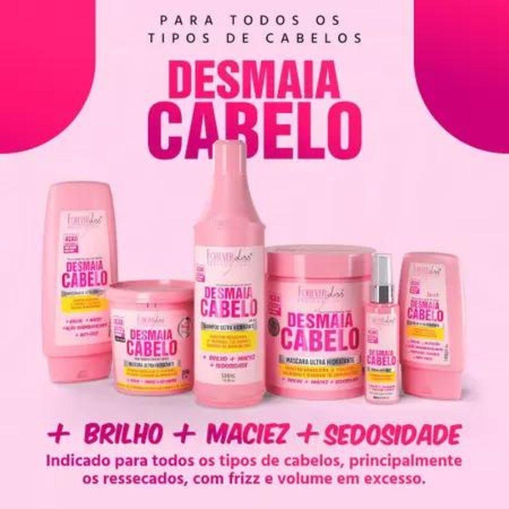Kit Forever Liss Desmaia Cabelo Shampoo 300 ml e Máscara 200 g ÚNICO 4