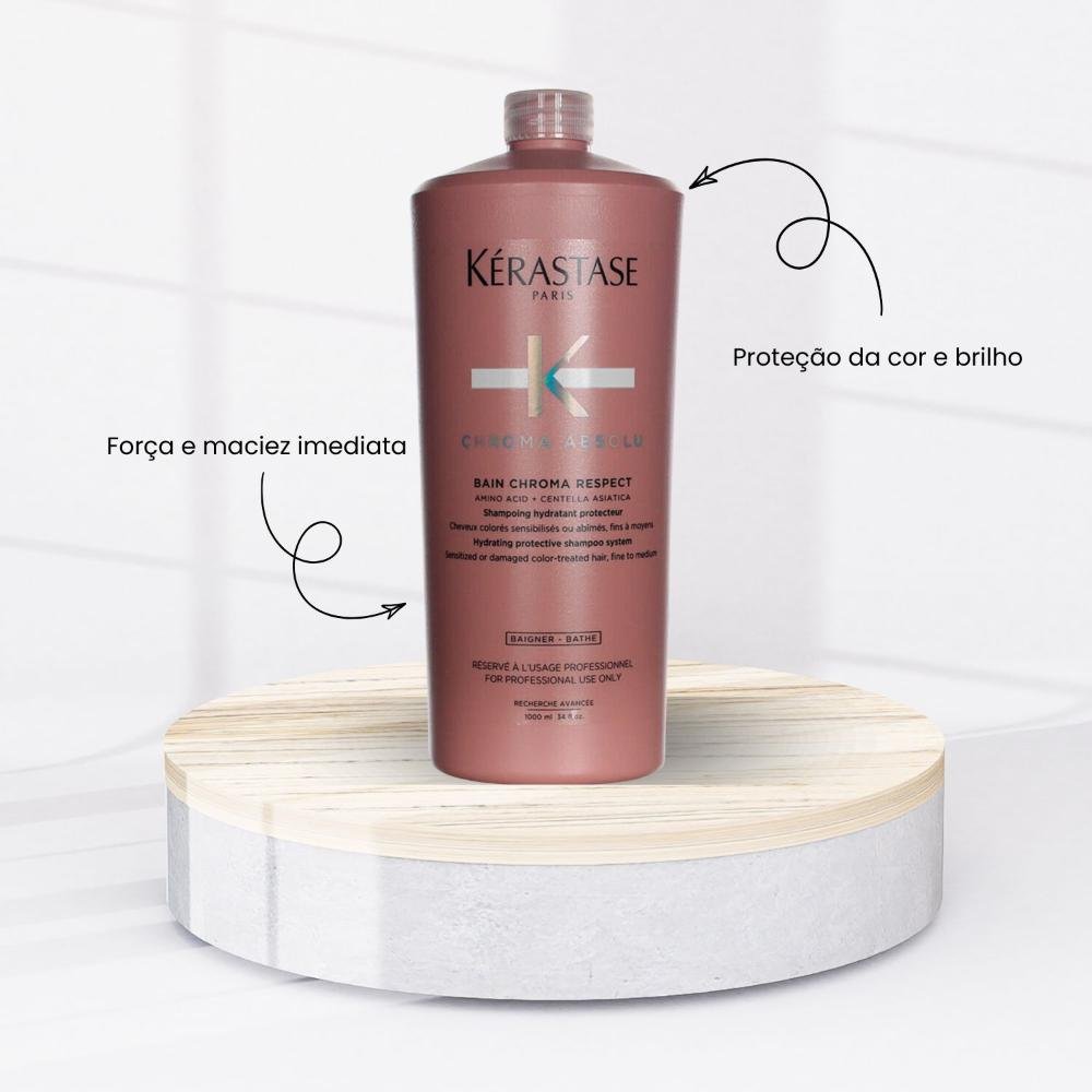 Kérastase Chroma Absolu Bain Chroma Respect Shampoo 1000ml 1L 2