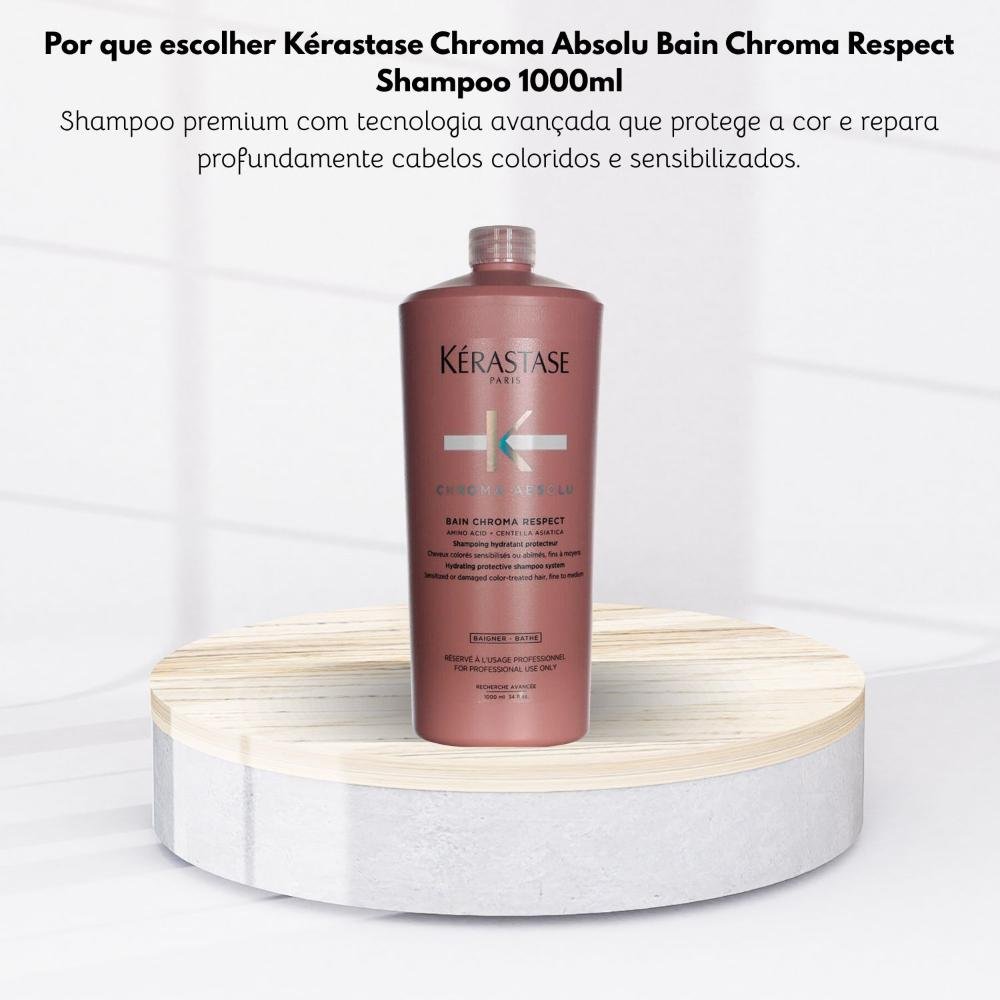 Kérastase Chroma Absolu Bain Chroma Respect Shampoo 1000ml 1L 5