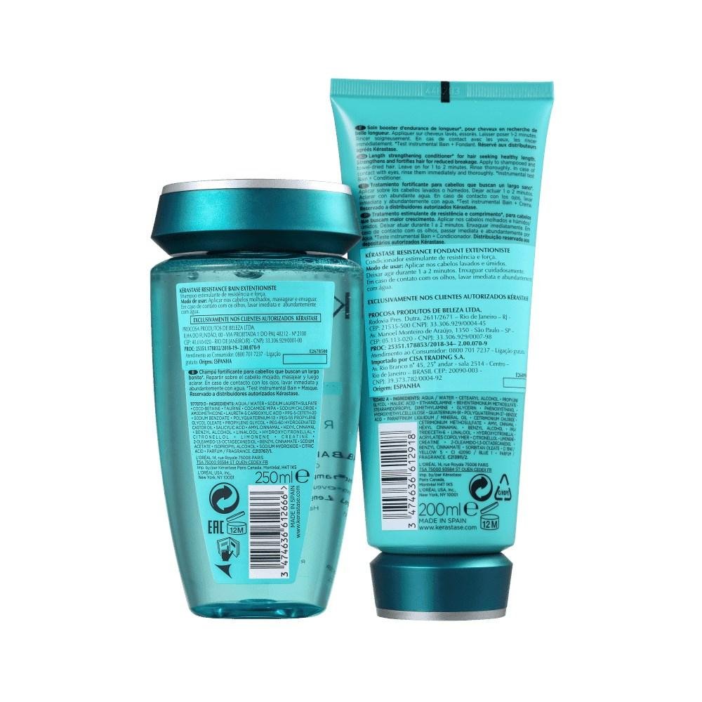Kérastase Résistance Extentioniste Shampoo 250ml + Condicionador 200ml ÚNICO 14