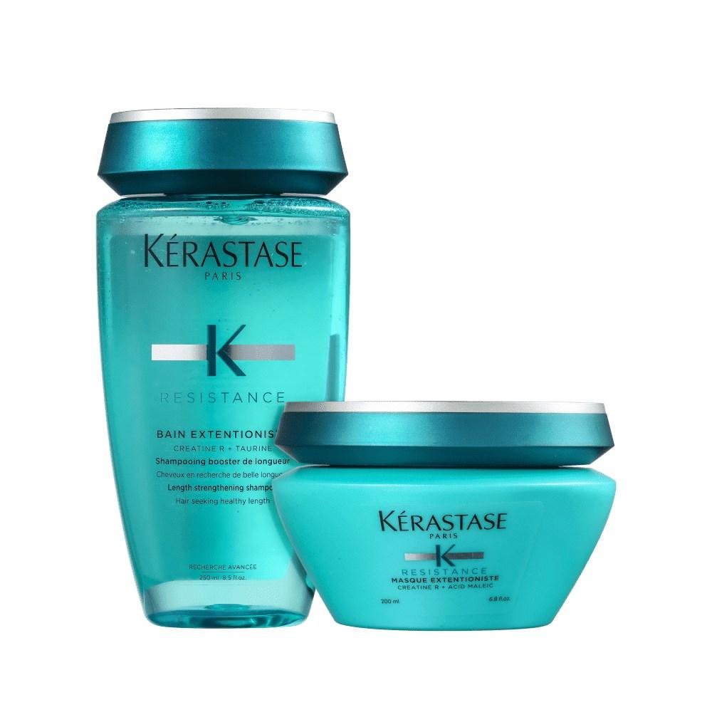 Kérastase Résistance Extentioniste Shampoo 250ml + Máscara 200ml ÚNICO 9