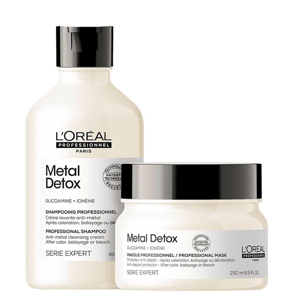 L'Oréal Professionnel Metal Detox Shampoo 300ml+ Máscara 250g ÚNICO 1