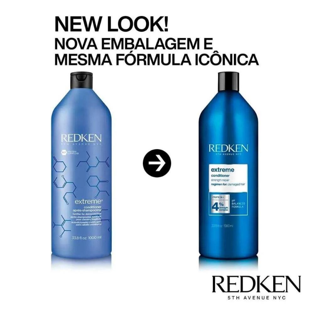 Redken Extreme Shampoo + Condicionador 1L ÚNICO 7