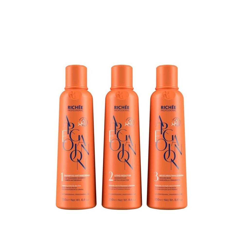 Richée Argan e Ojon Escova Progressiva (3x250ml) ÚNICO 2