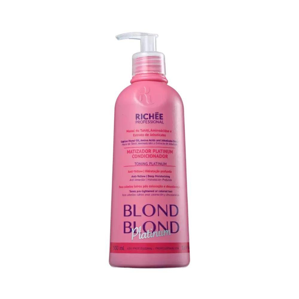 Richée Professional Blond Platinum - Condicionador Matizador 500ml 500ml 1