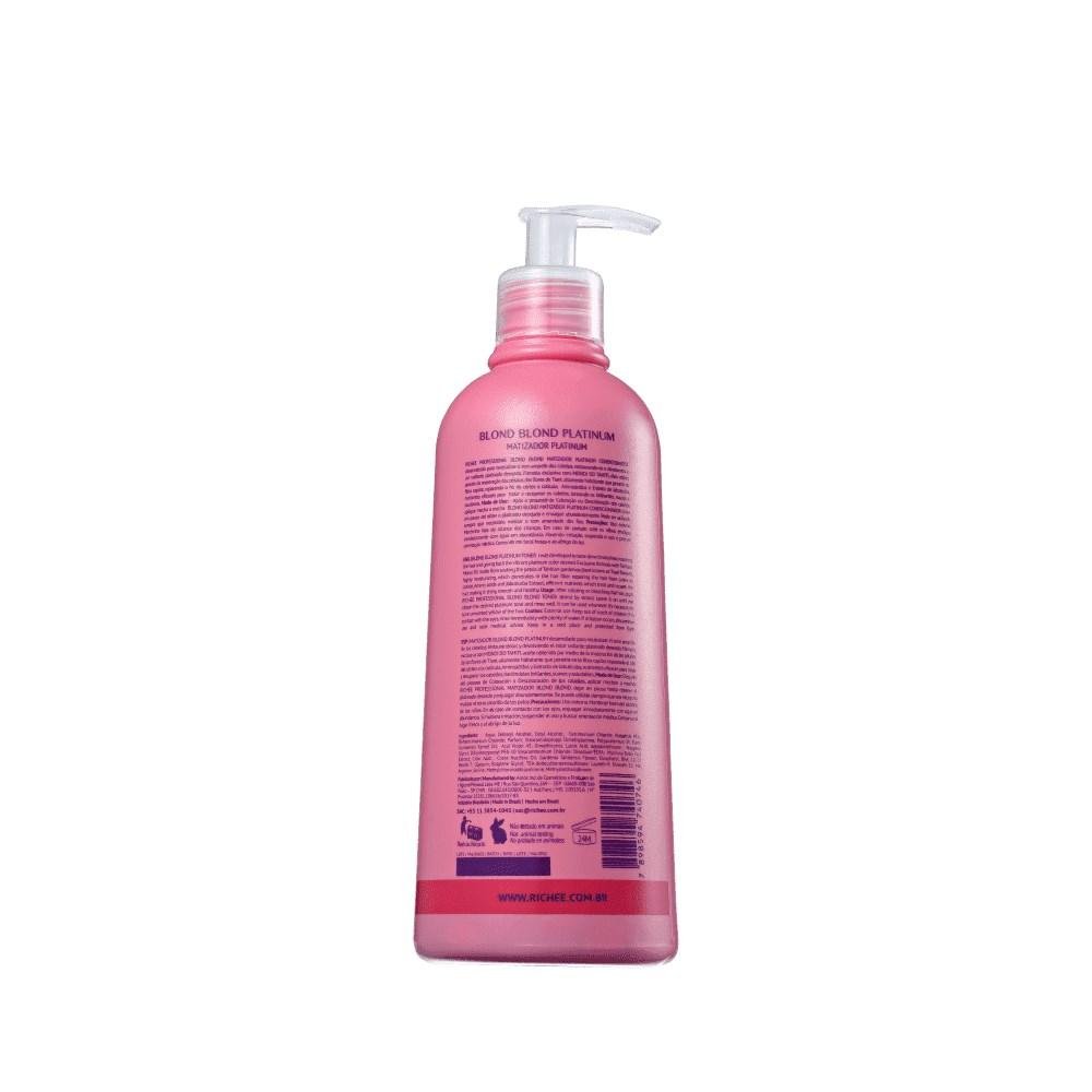 Richée Professional Blond Platinum - Condicionador Matizador 500ml 500ml 3