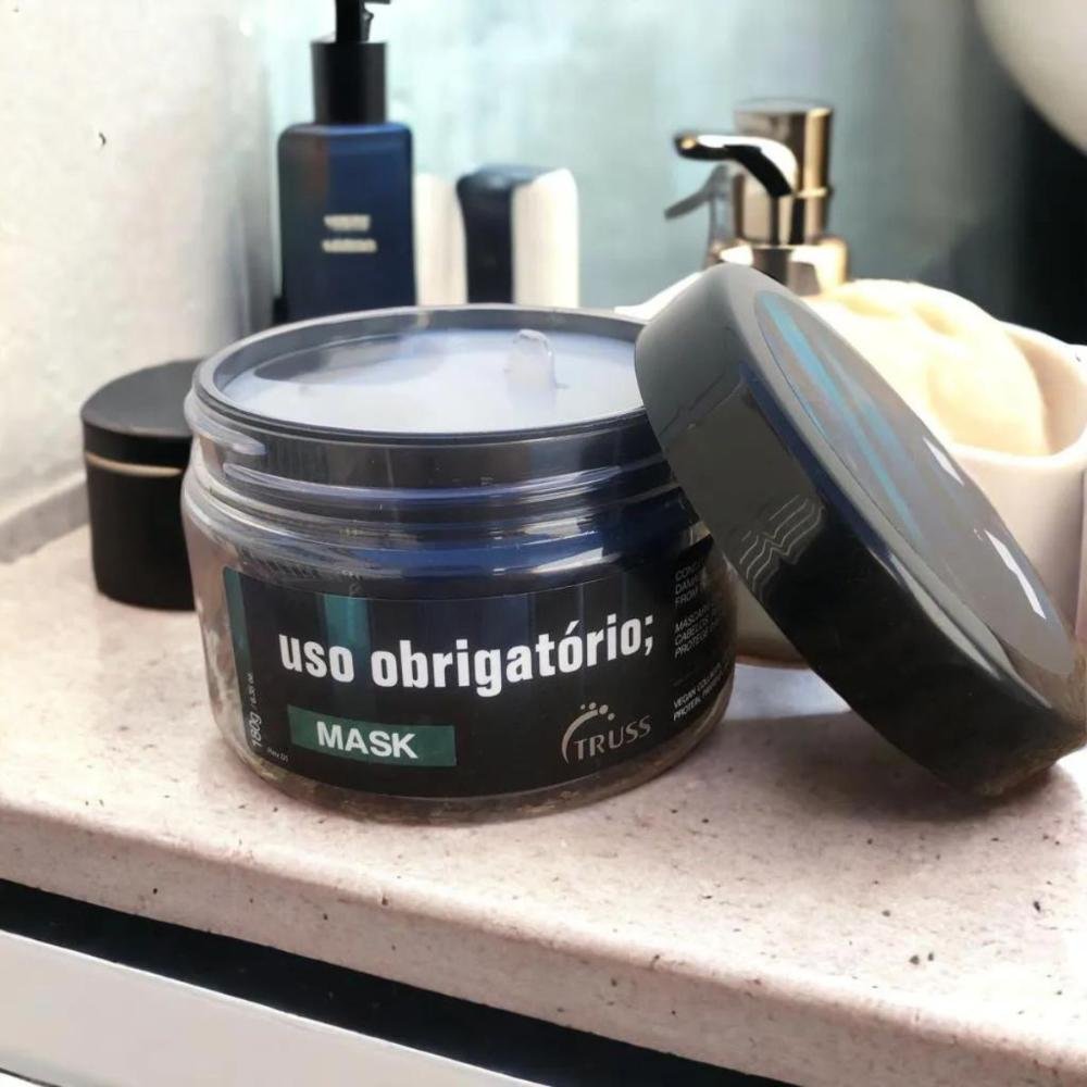 Truss Uso Obrigatório Máscara 180g 180g 4