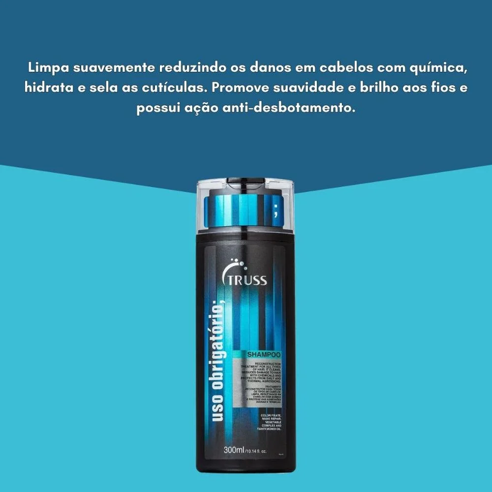 Truss Uso Obrigatório Shampoo 300ml 300ml 3