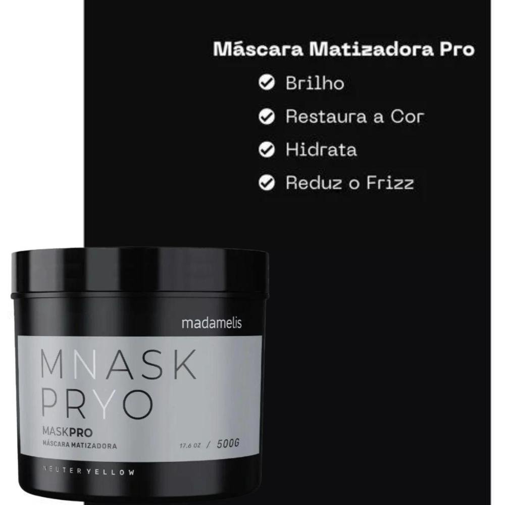Madamelis Máscara Matizadora Neuter Yellow 500g 500g 3