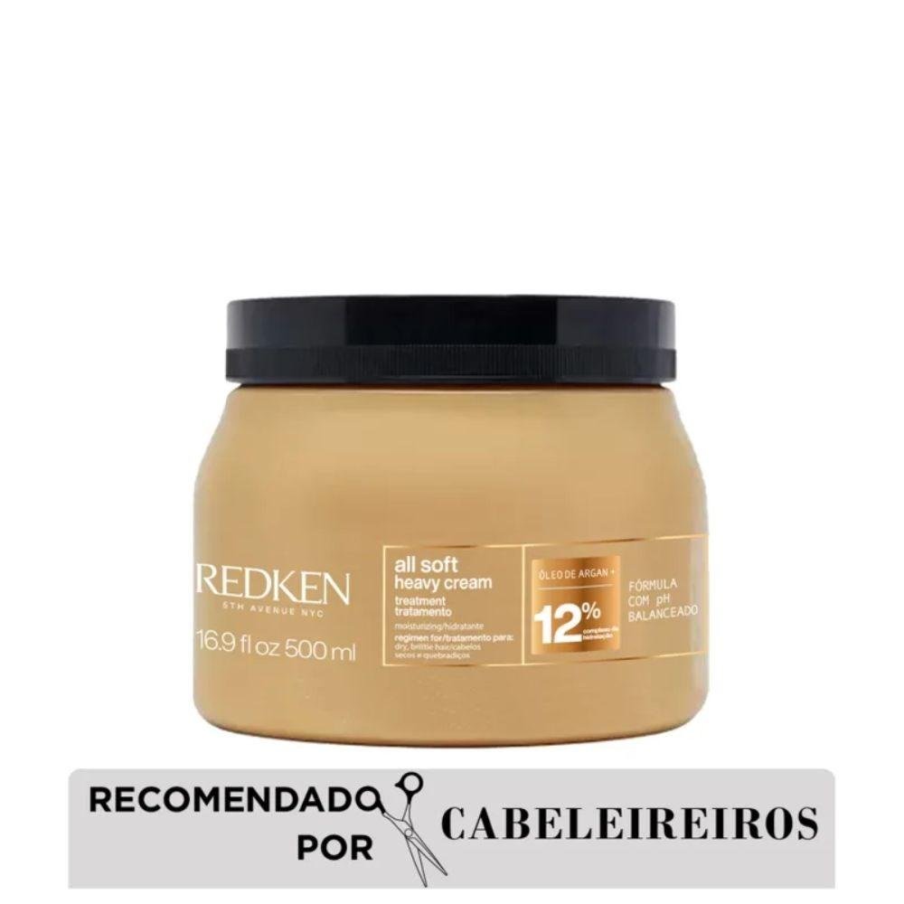 Redken All Soft Heavy Cream - Máscara de Hidratação 500ml 500ml 3