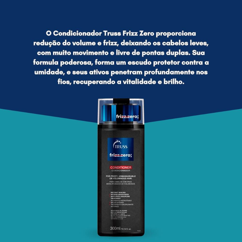 Truss Frizz Zero Condicionador 300ml 300ml 4