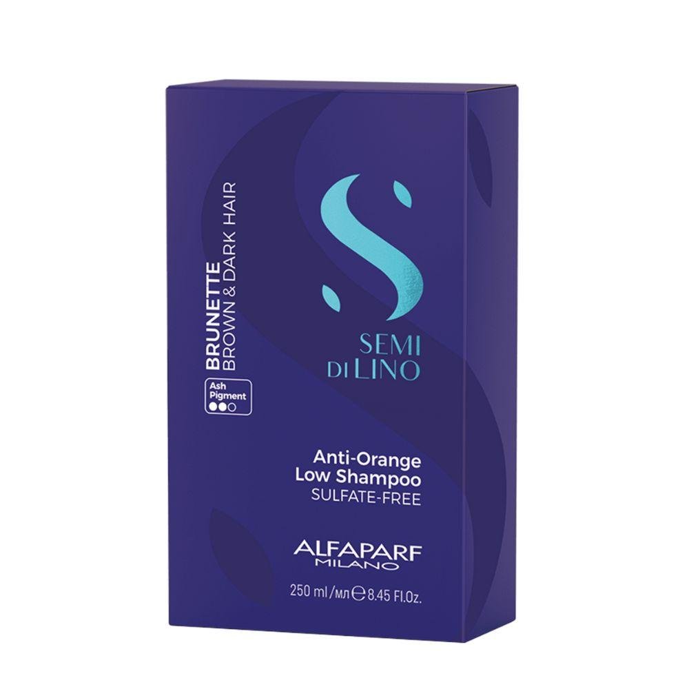 Alfaparf Semi Di Lino Brunette Anti-Orange Low Shampoo 250ml 250ml 2