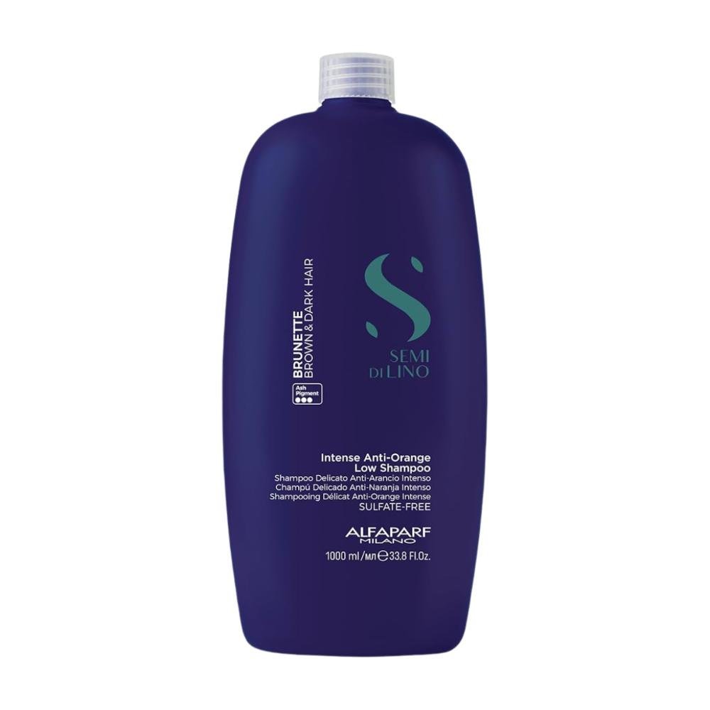 Shampoo Alfaparf Semi Di Lino Brunette Anti-Orange Low 1 Litro 1L 1
