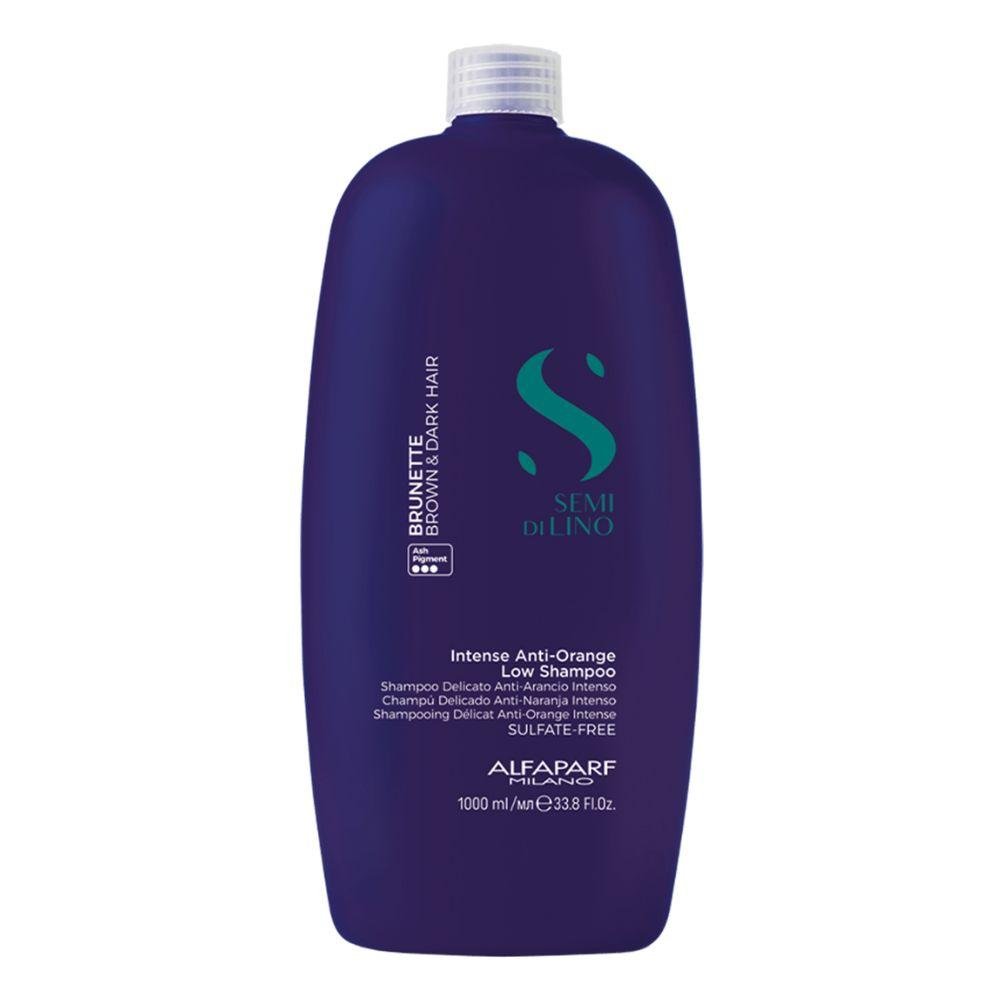Shampoo Alfaparf Semi Di Lino Brunette Anti-Orange Low 1 Litro 1L 2