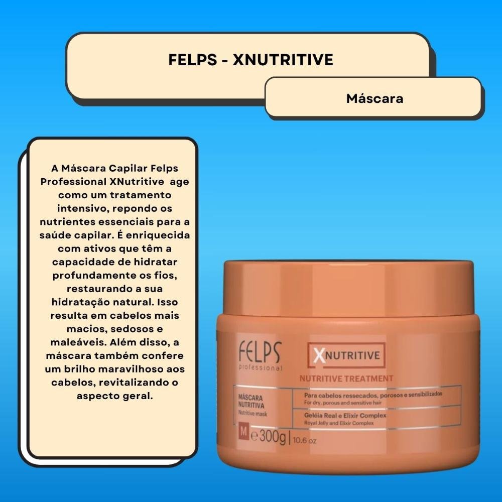 Felps Professional XNutritive Máscara Nutritiva 300g 300g 2