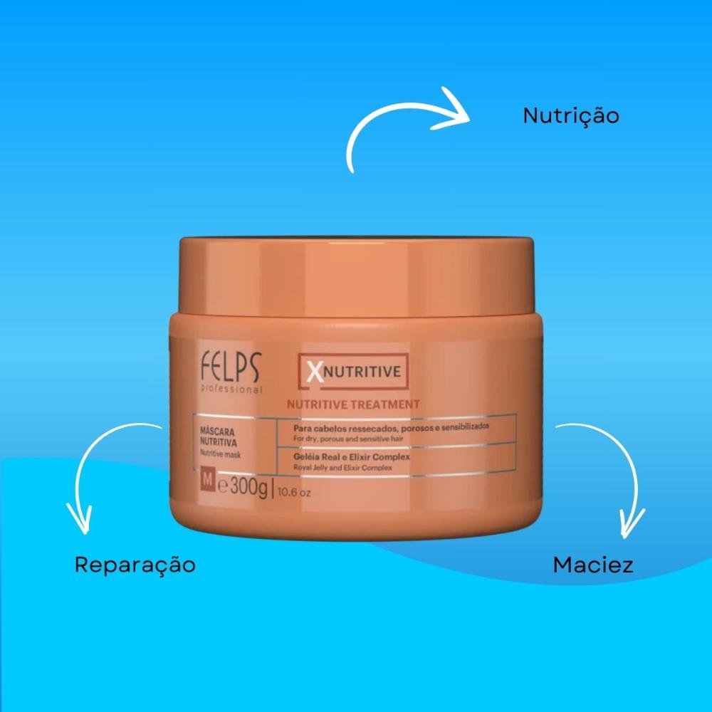 Felps Professional XNutritive Máscara Nutritiva 300g 300g 4