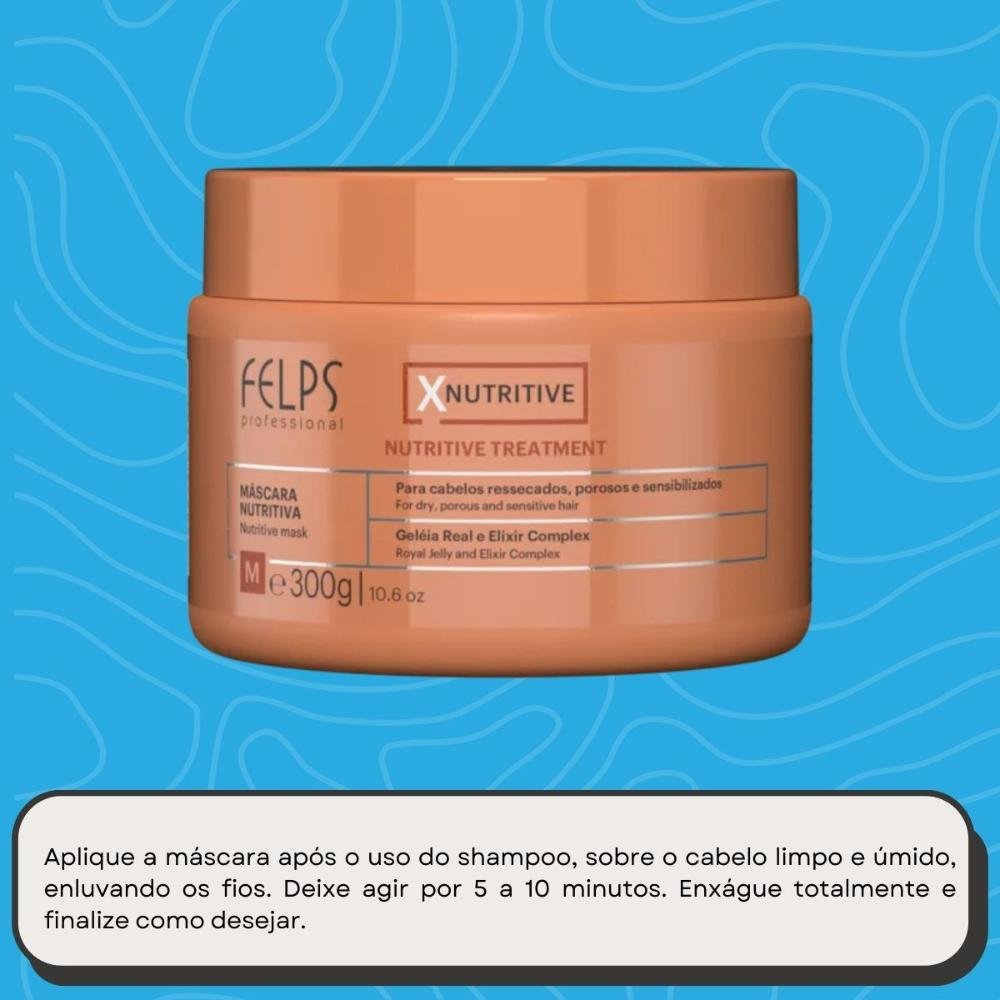 Felps Professional XNutritive Máscara Nutritiva 300g 300g 5