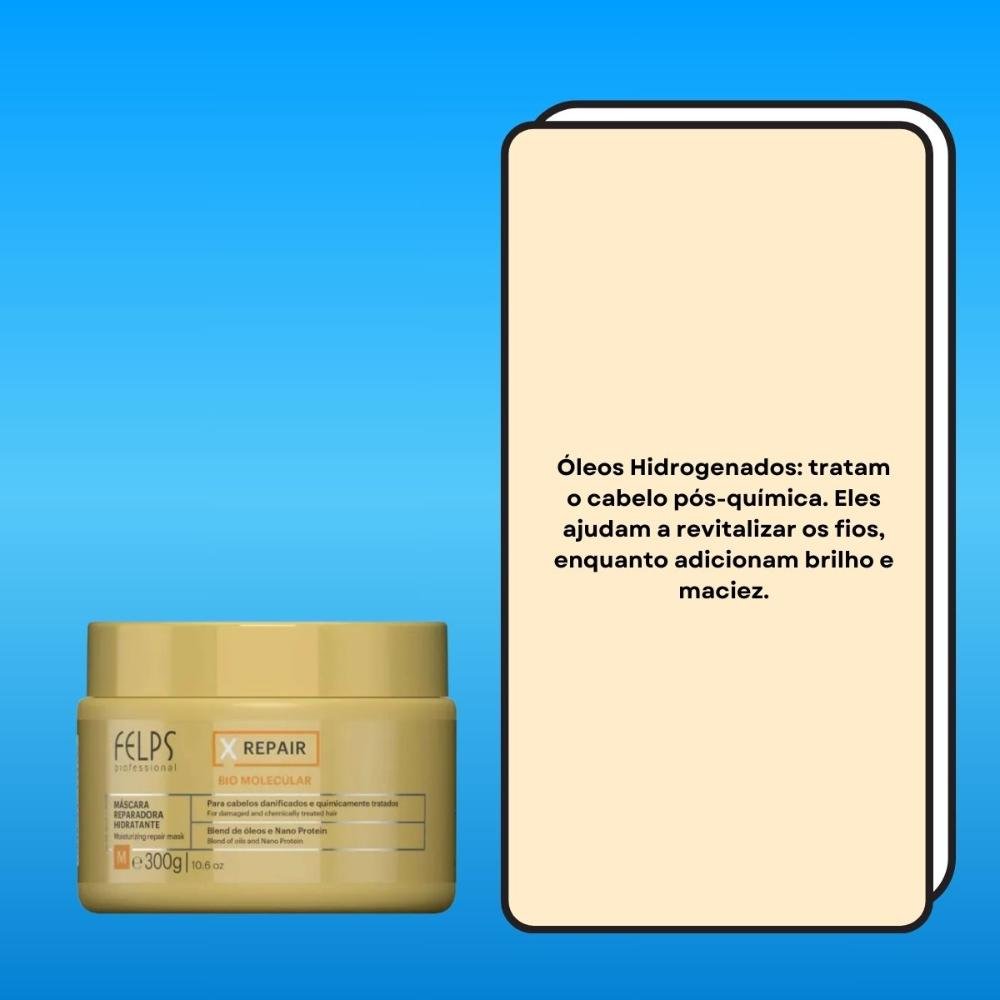 Felps Professional XRepair Bio Molecular Máscara Reparadora 300g 300g 4