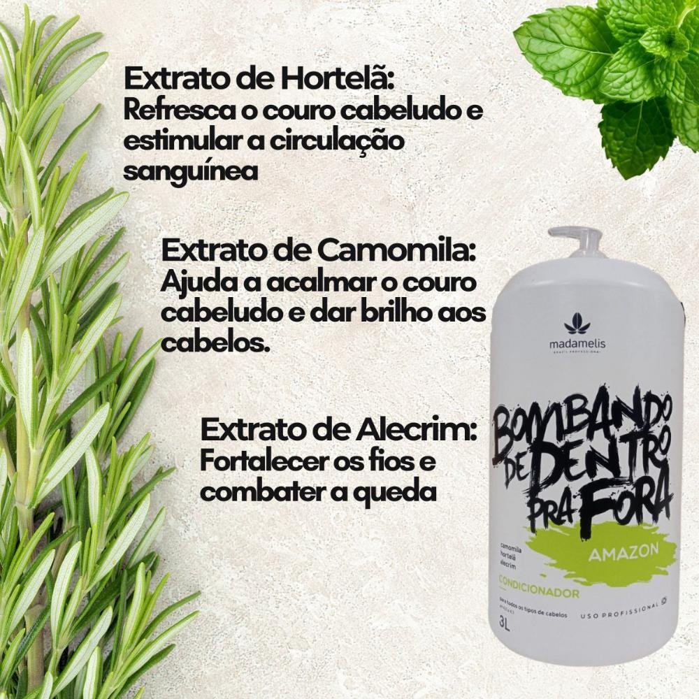 Madamelis Amazon Bombando De Dentro Pra Fora Condicionador 3L 3L 2