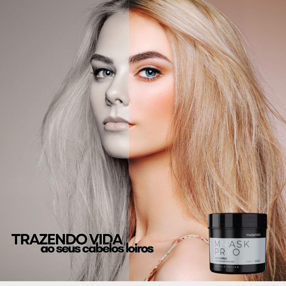 Madamelis Máscara Matizadora Neuter Yellow 250g 250g 3
