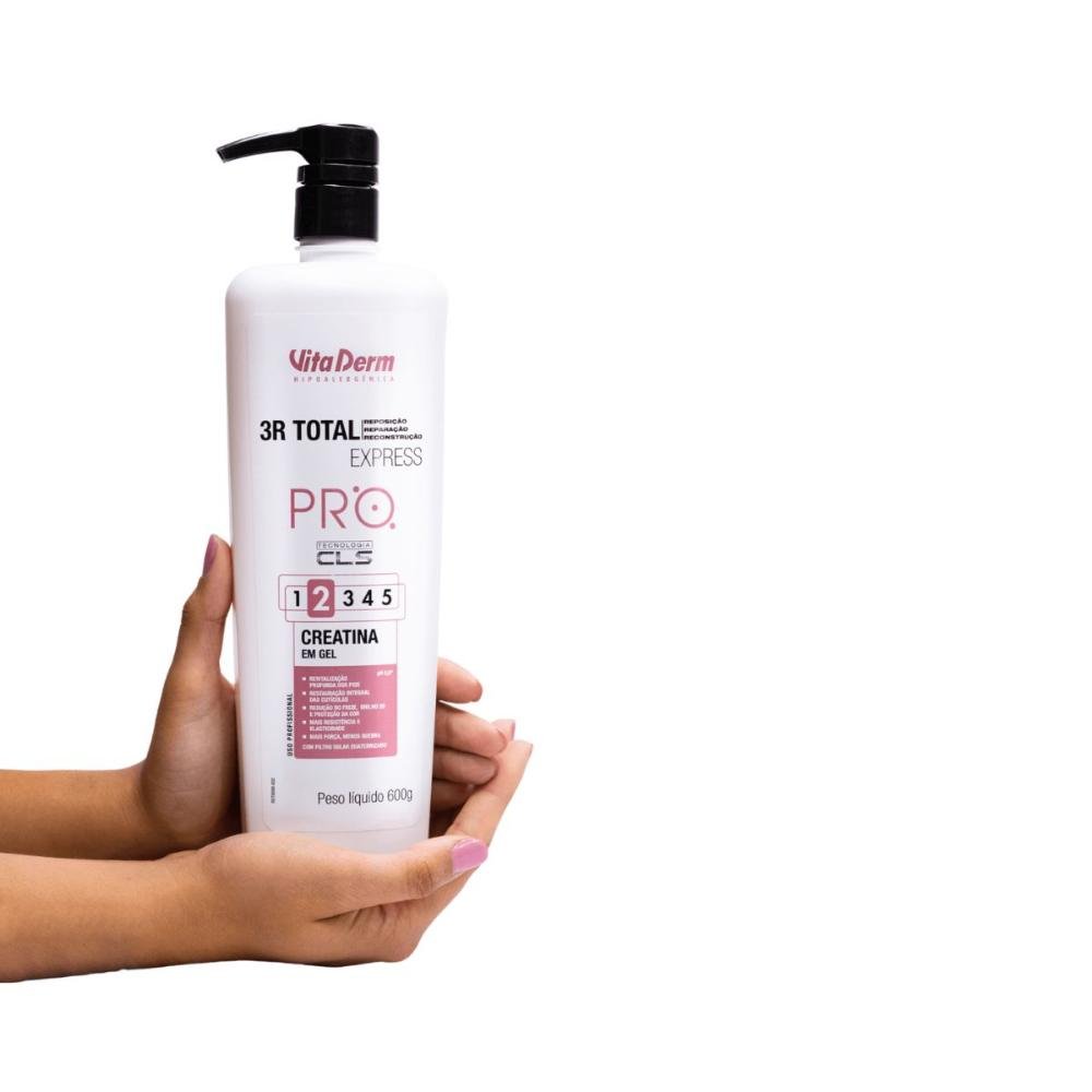 Vita Derm 3R Total Express Creatina em Gel 600g 600g 3