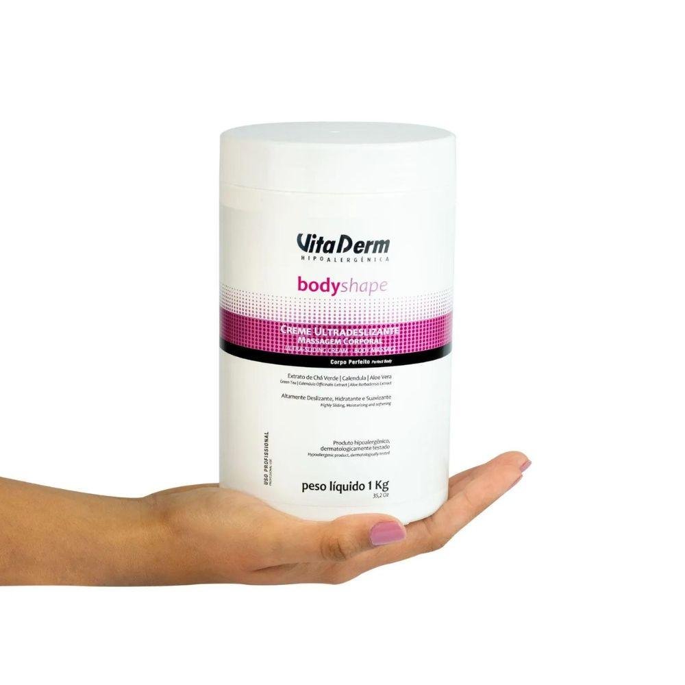 Vita Derm Body Shape Creme Ultradeslizante 1Kg 1L 2
