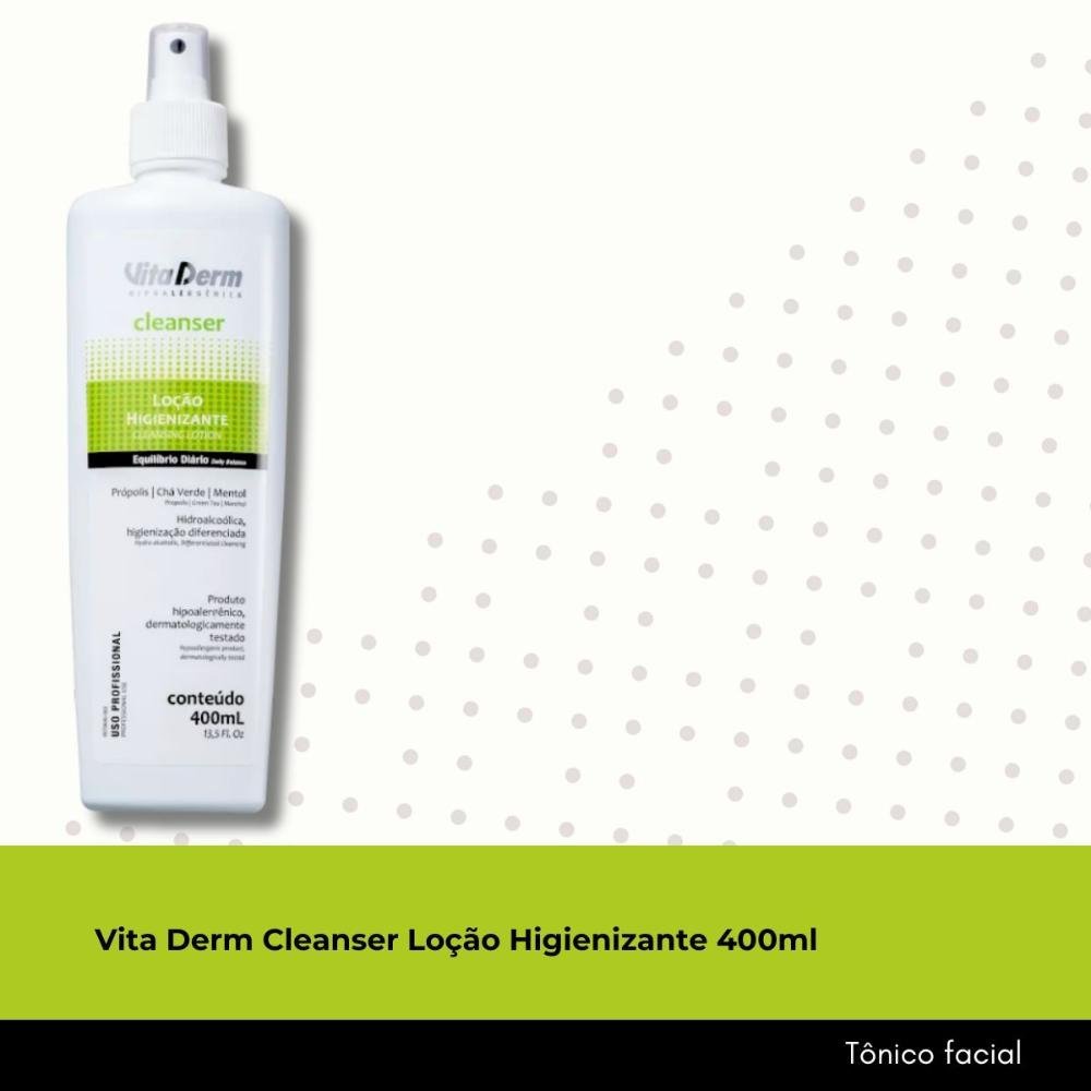 Vita Derm Cleanser Loção Higienizante 400ml 400ml 2