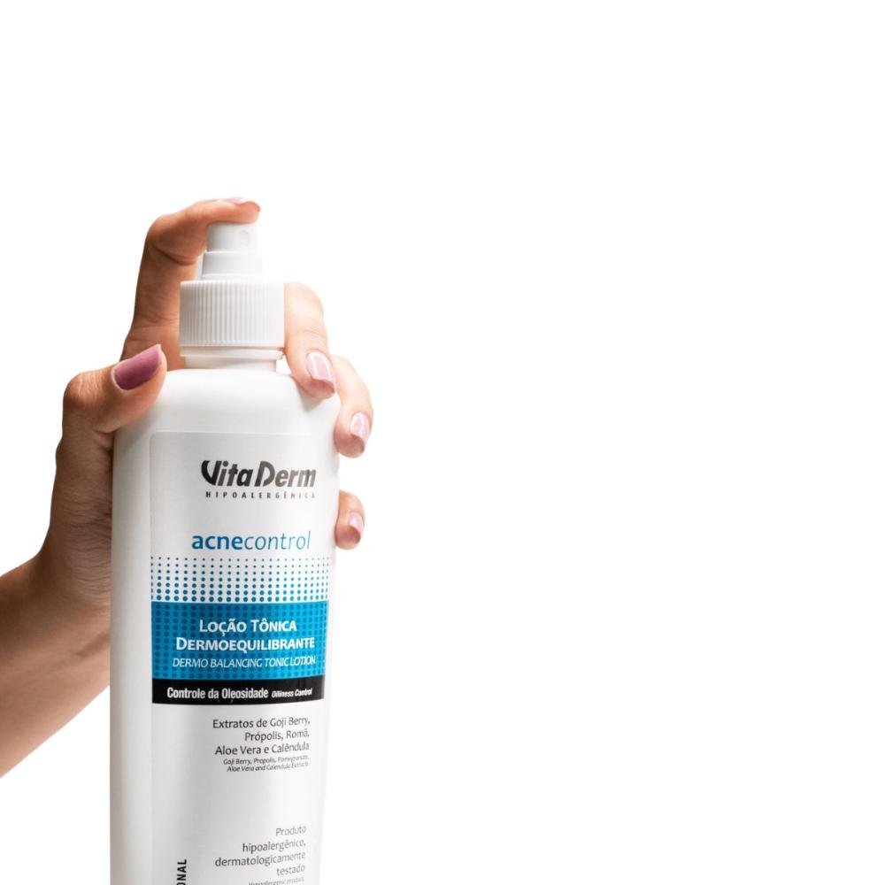 Vita Derm Acne Control Loção Tônica Dermoequilibrante 400ml 400ml 3