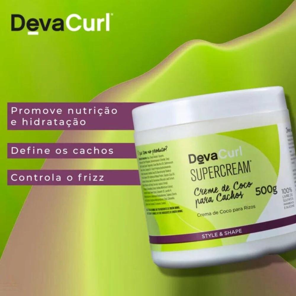 DevaCurl Styling Cream Creme Modelador de Cachos 250g 250g