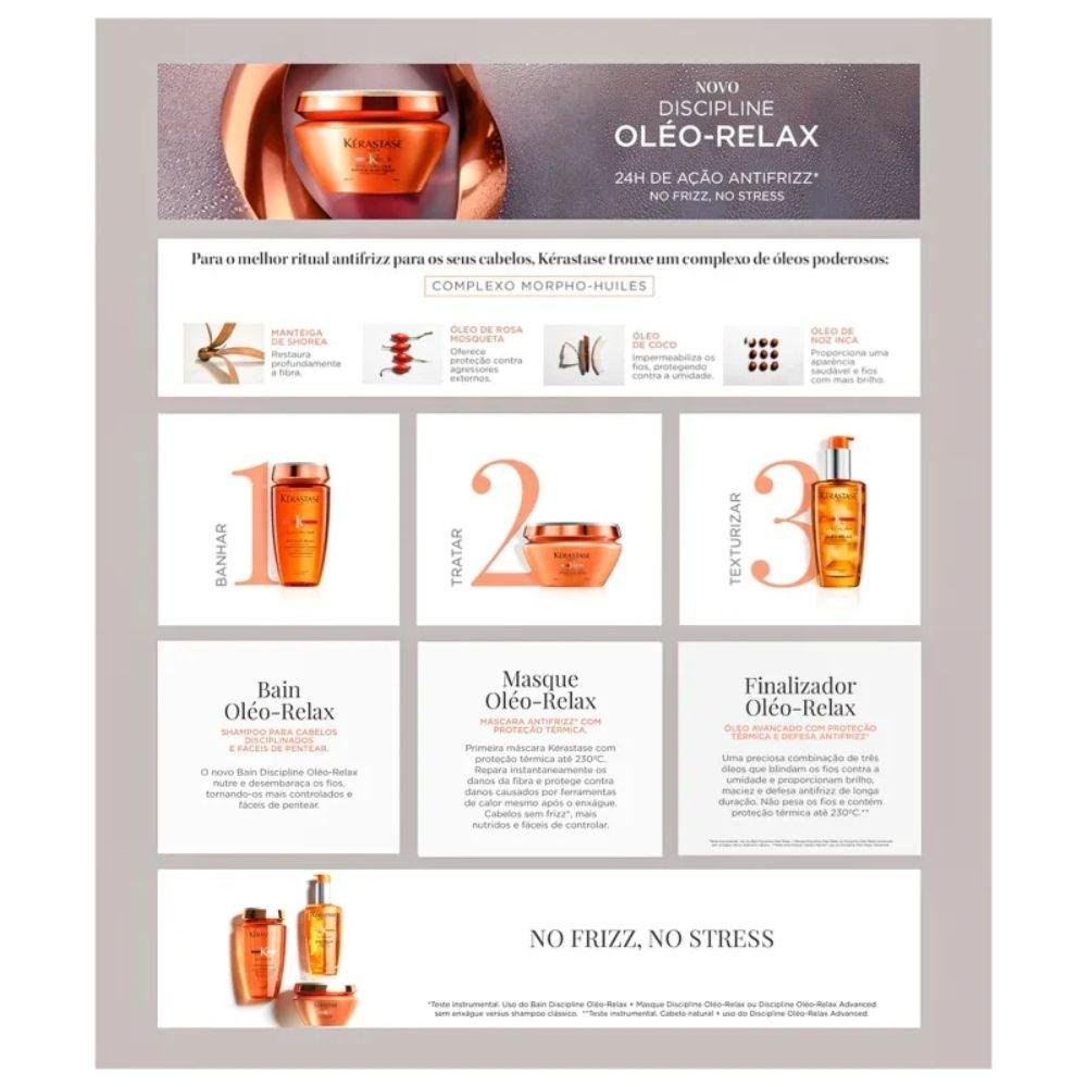 Kérastase Discipline Oléo-Relax - Máscara de Nutrição 200ml 200ml 9