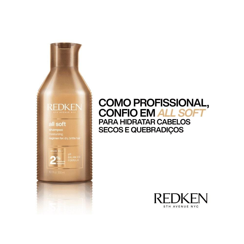 Redken All Soft Shampoo 300ml 300ml 12