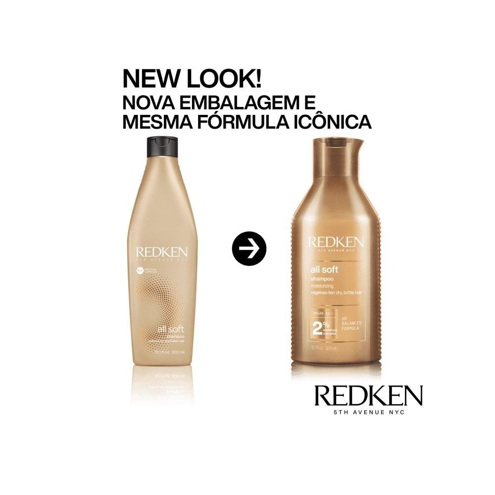 Redken All Soft Shampoo 300ml 300ml 4