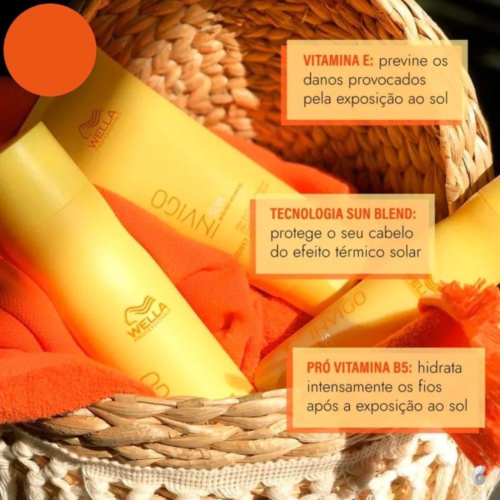Wella Professionals Invigo Sun Essential Shampoo 250ml + Condicionador 200ml ÚNICO 2