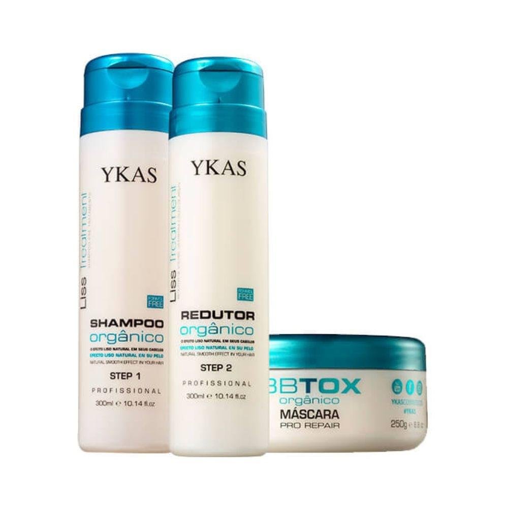 Ykas Orgânico Formol Free ( 2x300ml ) + Máscara Orgânico 250g ÚNICO 2