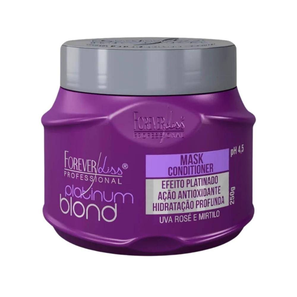 Máscara Matizadora Forever Liss Platinum Blond 250 g