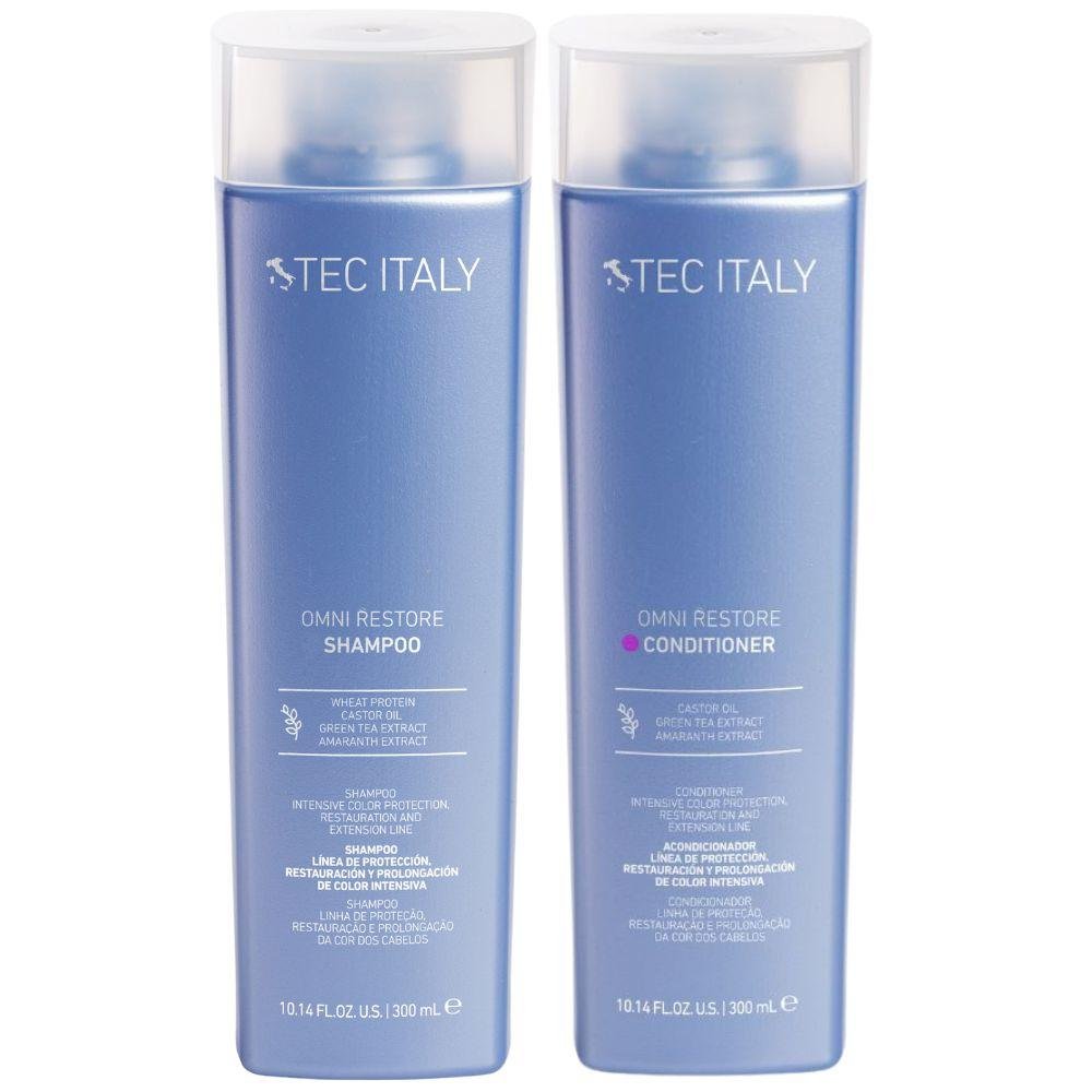 Tec Italy Omni Restore Shampoo 300ml + Condicionador 300ml ÚNICO 1